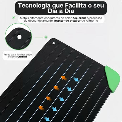 InoxTherm - Tábua Para Descongelar Carnes 5x Mais Rápido - Entrega Grátis